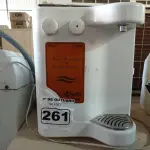 LOTE 261 - 01 PURIFICADOR DE ÁGUA MARCA SOFT. (NO ESTADO) ATENÇÃO! FAZER A VISITAÇÃO ANTES DE ARREMATAR, NÃO SABEMOS SE FUNCIONA. LEILÃO NÃO TEM GARANTIA E NEM DEVOLUÇÃO, SUJEITO A POSSÍVEIS AVARIAS VISÍVEIS/OCULTAS E/OU AUSÊNCIA DE COMPONENTES.