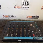 LOTE 282 - 01 MESA DE SOM ONEAL MODELO OMX-6. (NO ESTADO) ATENÇÃO! FAZER A VISITAÇÃO ANTES DE ARREMATAR, NÃO SABEMOS SE FUNCIONA. LEILÃO NÃO TEM GARANTIA E NEM DEVOLUÇÃO, SUJEITO A POSSÍVEIS AVARIAS VISÍVEIS/OCULTAS E/OU AUSÊNCIA DE COMPONENTES.