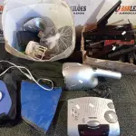 LOTE 139 - 01 LOTE COM GRAMPEADORES E MATERIAIS DIVERSOS. (NO ESTADO) ATENÇÃO! FAZER A VISITAÇÃO ANTES DE ARREMATAR, NÃO SABEMOS SE FUNCIONA. LEILÃO NÃO TEM GARANTIA E NEM DEVOLUÇÃO, SUJEITO A POSSÍVEIS AVARIAS VISÍVEIS/OCULTAS E/OU AUSÊNCIA DE COMPONENTES.