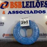 LOTE 295 - 01 ROLO DE CABO FLEXÍVEL 100M 1X 10MM NA COR AZUL(NOVO). (NO ESTADO) ATENÇÃO! FAZER A VISITAÇÃO ANTES DE ARREMATAR, NÃO SABEMOS SE FUNCIONA. LEILÃO NÃO TEM GARANTIA E NEM DEVOLUÇÃO, SUJEITO A POSSÍVEIS AVARIAS VISÍVEIS/OCULTAS E/OU AUSÊNCIA DE COMPONENTES.