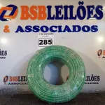 LOTE 285 - 01 ROLO DE CABO FLEXÍVEL 100M 1X 10MM NA COR VERDE(NOVO). (NO ESTADO) ATENÇÃO! FAZER A VISITAÇÃO ANTES DE ARREMATAR, NÃO SABEMOS SE FUNCIONA. LEILÃO NÃO TEM GARANTIA E NEM DEVOLUÇÃO, SUJEITO A POSSÍVEIS AVARIAS VISÍVEIS/OCULTAS E/OU AUSÊNCIA DE COMPONENTES.