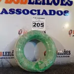 LOTE 205 - 01 ROLO DE CABO FLEXÍVEL 100M 1X 4MM NA COR VERDE(NOVO). (NO ESTADO) ATENÇÃO! FAZER A VISITAÇÃO ANTES DE ARREMATAR, NÃO SABEMOS SE FUNCIONA. LEILÃO NÃO TEM GARANTIA E NEM DEVOLUÇÃO, SUJEITO A POSSÍVEIS AVARIAS VISÍVEIS/OCULTAS E/OU AUSÊNCIA DE COMPONENTES.