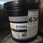 LOTE 634 - 01 BALDE DE GRAXA EVORA POLY EX NLGI:2 10KG. (NO ESTADO) ATENÇÃO! FAZER A VISITAÇÃO ANTES DE ARREMATAR, NÃO SABEMOS SE FUNCIONA. LEILÃO NÃO TEM GARANTIA E NEM DEVOLUÇÃO, SUJEITO A POSSÍVEIS AVARIAS VISÍVEIS/OCULTAS E/OU AUSÊNCIA DE COMPONENTES.
