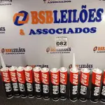 LOTE 082 - 12 TUBOS DE ADESIVO SELANTE PU40. (NO ESTADO) ATENÇÃO! FAZER A VISITAÇÃO ANTES DE ARREMATAR, NÃO SABEMOS SE FUNCIONA. LEILÃO NÃO TEM GARANTIA E NEM DEVOLUÇÃO, SUJEITO A POSSÍVEIS AVARIAS VISÍVEIS/OCULTAS E/OU AUSÊNCIA DE COMPONENTES.