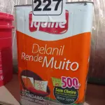 LOTE 227 - 01 LATA DE TINTA IQUINE DELANIL 18L FOSCO AVELUDADO VERDE LIMÃO. (NO ESTADO) ATENÇÃO! FAZER A VISITAÇÃO ANTES DE ARREMATAR, NÃO SABEMOS SE FUNCIONA. LEILÃO NÃO TEM GARANTIA E NEM DEVOLUÇÃO, SUJEITO A POSSÍVEIS AVARIAS VISÍVEIS/OCULTAS E/OU AUSÊNCIA DE COMPONENTES.