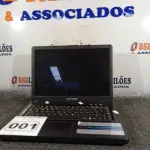 LOTE 001 - 01 NOTEBOOK MARCA ACTEON. (NO ESTADO) ATENÇÃO! FAZER A VISITAÇÃO ANTES DE ARREMATAR, NÃO SABEMOS SE FUNCIONA. LEILÃO NÃO TEM GARANTIA E NEM DEVOLUÇÃO, SUJEITO A POSSÍVEIS AVARIAS VISÍVEIS/OCULTAS E/OU AUSÊNCIA DE COMPONENTES.