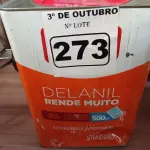 LOTE 273 - 01 LATA DE TINTA IQUINE DELANIL 18L FOSCO AVELUDADO VERDE LIMÃO. (NO ESTADO) ATENÇÃO! FAZER A VISITAÇÃO ANTES DE ARREMATAR, NÃO SABEMOS SE FUNCIONA. LEILÃO NÃO TEM GARANTIA E NEM DEVOLUÇÃO, SUJEITO A POSSÍVEIS AVARIAS VISÍVEIS/OCULTAS E/OU AUSÊNCIA DE COMPONENTES.