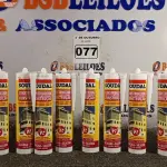 LOTE 077 - 12 TUBOS DE SILICONE NEUTRO PARA CONSTRUÇÃO COR BRANCO 340G. (NO ESTADO) ATENÇÃO! FAZER A VISITAÇÃO ANTES DE ARREMATAR, NÃO SABEMOS SE FUNCIONA. LEILÃO NÃO TEM GARANTIA E NEM DEVOLUÇÃO, SUJEITO A POSSÍVEIS AVARIAS VISÍVEIS/OCULTAS E/OU AUSÊNCIA DE COMPONENTES.
