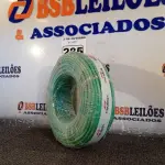 LOTE 285 - 01 ROLO DE CABO FLEXÍVEL 100M 1X 10MM NA COR VERDE(NOVO). (NO ESTADO) ATENÇÃO! FAZER A VISITAÇÃO ANTES DE ARREMATAR, NÃO SABEMOS SE FUNCIONA. LEILÃO NÃO TEM GARANTIA E NEM DEVOLUÇÃO, SUJEITO A POSSÍVEIS AVARIAS VISÍVEIS/OCULTAS E/OU AUSÊNCIA DE COMPONENTES.