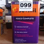 LOTE 099 - 01 LATA DE TINTA SUVINIL INTERIORES/EXTERIORES 18L NA COR FOSCO BRANCO NEVE. (NO ESTADO) ATENÇÃO! FAZER A VISITAÇÃO ANTES DE ARREMATAR, NÃO SABEMOS SE FUNCIONA. LEILÃO NÃO TEM GARANTIA E NEM DEVOLUÇÃO, SUJEITO A POSSÍVEIS AVARIAS VISÍVEIS/OCULTAS E/OU AUSÊNCIA DE COMPONENTES.