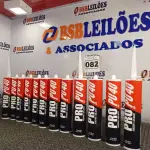 LOTE 082 - 12 TUBOS DE ADESIVO SELANTE PU40. (NO ESTADO) ATENÇÃO! FAZER A VISITAÇÃO ANTES DE ARREMATAR, NÃO SABEMOS SE FUNCIONA. LEILÃO NÃO TEM GARANTIA E NEM DEVOLUÇÃO, SUJEITO A POSSÍVEIS AVARIAS VISÍVEIS/OCULTAS E/OU AUSÊNCIA DE COMPONENTES.