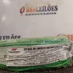 LOTE 065 - 01 ROLO DE CABO FLEXÍVEL 100M 1X 2,5MM NA COR VERDE(NOVO). (NO ESTADO) ATENÇÃO! FAZER A VISITAÇÃO ANTES DE ARREMATAR, NÃO SABEMOS SE FUNCIONA. LEILÃO NÃO TEM GARANTIA E NEM DEVOLUÇÃO, SUJEITO A POSSÍVEIS AVARIAS VISÍVEIS/OCULTAS E/OU AUSÊNCIA DE COMPONENTES.