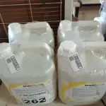 LOTE 262 - 20 LITROS DE DESINFETANTE HOSPITALAR PARA SUPERFÍCIES FIXAS E ARTIGOS NÃO CRÍTICOS. (NO ESTADO) ATENÇÃO! FAZER A VISITAÇÃO ANTES DE ARREMATAR, NÃO SABEMOS SE FUNCIONA. LEILÃO NÃO TEM GARANTIA E NEM DEVOLUÇÃO, SUJEITO A POSSÍVEIS AVARIAS VISÍVEIS/OCULTAS E/OU AUSÊNCIA DE COMPONENTES.