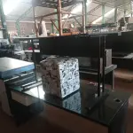LOTE 521 - 02 MESAS DE ESCRITÓRIO, 01 PUFF E 01 MESA DE CENTRO EM BAMBU. (NO ESTADO) ATENÇÃO! FAZER A VISITAÇÃO ANTES DE ARREMATAR, NÃO SABEMOS SE FUNCIONA. LEILÃO NÃO TEM GARANTIA E NEM DEVOLUÇÃO, SUJEITO A POSSÍVEIS AVARIAS VISÍVEIS/OCULTAS E/OU AUSÊNCIA DE COMPONENTES.
