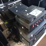 LOTE 324 - 07 APARELHOS DE DVD, 01 TOCA CD, 03 VIDEOCASSETES E 02 APARELHOS DE ÁUDIO E VÍDEO. (NO ESTADO) ATENÇÃO! FAZER A VISITAÇÃO ANTES DE ARREMATAR, NÃO SABEMOS SE FUNCIONA. LEILÃO NÃO TEM GARANTIA E NEM DEVOLUÇÃO, SUJEITO A POSSÍVEIS AVARIAS VISÍVEIS/OCULTAS E/OU AUSÊNCIA DE COMPONENTES.