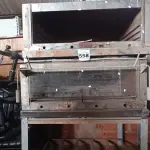 LOTE 558 - 02 FORNOS INDUSTRIAL A GÁS COM AVARIAS. (NO ESTADO) ATENÇÃO! FAZER A VISITAÇÃO ANTES DE ARREMATAR, NÃO SABEMOS SE FUNCIONA. LEILÃO NÃO TEM GARANTIA E NEM DEVOLUÇÃO, SUJEITO A POSSÍVEIS AVARIAS VISÍVEIS/OCULTAS E/OU AUSÊNCIA DE COMPONENTES.