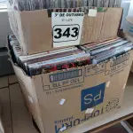 LOTE 343 - 01 LOTE COM VÁRIOS CDS E DVD’S TÍTULOS DIVERSOS. (NO ESTADO) ATENÇÃO! FAZER A VISITAÇÃO ANTES DE ARREMATAR, NÃO SABEMOS SE FUNCIONA. LEILÃO NÃO TEM GARANTIA E NEM DEVOLUÇÃO, SUJEITO A POSSÍVEIS AVARIAS VISÍVEIS/OCULTAS E/OU AUSÊNCIA DE COMPONENTES.