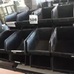 LOTE 508 - 20 CAÇAMBAS ORGANIZADORAS DE PLÁSTICO. (NO ESTADO) ATENÇÃO! FAZER A VISITAÇÃO ANTES DE ARREMATAR, NÃO SABEMOS SE FUNCIONA. LEILÃO NÃO TEM GARANTIA E NEM DEVOLUÇÃO, SUJEITO A POSSÍVEIS AVARIAS VISÍVEIS/OCULTAS E/OU AUSÊNCIA DE COMPONENTES.