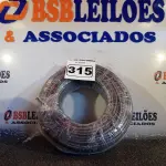 LOTE 315 - 01 ROLO DE CABO FLEXÍVEL 100M 1X 10MM NA COR PRETA(NOVO). (NO ESTADO) ATENÇÃO! FAZER A VISITAÇÃO ANTES DE ARREMATAR, NÃO SABEMOS SE FUNCIONA. LEILÃO NÃO TEM GARANTIA E NEM DEVOLUÇÃO, SUJEITO A POSSÍVEIS AVARIAS VISÍVEIS/OCULTAS E/OU AUSÊNCIA DE COMPONENTES.