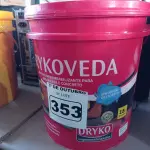 LOTE 353 - 01 BALDE DE DRYKOVEDA, ADITIVO IMPERMEABILIZANTE PARA CONCRETO E ARGAMASSA 18L. (NO ESTADO) ATENÇÃO! FAZER A VISITAÇÃO ANTES DE ARREMATAR, NÃO SABEMOS SE FUNCIONA. LEILÃO NÃO TEM GARANTIA E NEM DEVOLUÇÃO, SUJEITO A POSSÍVEIS AVARIAS VISÍVEIS/OCULTAS E/OU AUSÊNCIA DE COMPONENTES.