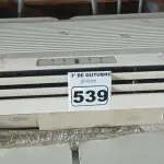 LOTE 539 - 01 EVAPORADORA MARCA LG 12000BTU. (NO ESTADO) ATENÇÃO! FAZER A VISITAÇÃO ANTES DE ARREMATAR, NÃO SABEMOS SE FUNCIONA. LEILÃO NÃO TEM GARANTIA E NEM DEVOLUÇÃO, SUJEITO A POSSÍVEIS AVARIAS VISÍVEIS/OCULTAS E/OU AUSÊNCIA DE COMPONENTES.