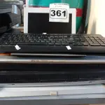 LOTE 361 - 02 COMPUTADORES ALL IN ONE AOC, 02 TECLADOS E 01 NETBOOK MARCA LG. (NO ESTADO) ATENÇÃO! FAZER A VISITAÇÃO ANTES DE ARREMATAR, NÃO SABEMOS SE FUNCIONA. LEILÃO NÃO TEM GARANTIA E NEM DEVOLUÇÃO, SUJEITO A POSSÍVEIS AVARIAS VISÍVEIS/OCULTAS E/OU AUSÊNCIA DE COMPONENTES.