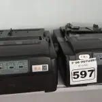 LOTE 597 - 02 IMPRESSORAS MATRICIAIS OKI MICROLINE 620. (NO ESTADO) ATENÇÃO! FAZER A VISITAÇÃO ANTES DE ARREMATAR, NÃO SABEMOS SE FUNCIONA. LEILÃO NÃO TEM GARANTIA E NEM DEVOLUÇÃO, SUJEITO A POSSÍVEIS AVARIAS VISÍVEIS/OCULTAS E/OU AUSÊNCIA DE COMPONENTES.