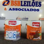 LOTE 328 - 02 GALÕES DE ESMALTE IQUINE MADEIRA E METAIS 3,6L SENDO 01 NA COR MARROM TABACO. (NO ESTADO) ATENÇÃO! FAZER A VISITAÇÃO ANTES DE ARREMATAR, NÃO SABEMOS SE FUNCIONA. LEILÃO NÃO TEM GARANTIA E NEM DEVOLUÇÃO, SUJEITO A POSSÍVEIS AVARIAS VISÍVEIS/OCULTAS E/OU AUSÊNCIA DE COMPONENTES.