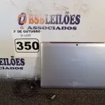 LOTE 350 - 01 TABLET SAMSUNG COM CABO. (NO ESTADO) ATENÇÃO! FAZER A VISITAÇÃO ANTES DE ARREMATAR, NÃO SABEMOS SE FUNCIONA. LEILÃO NÃO TEM GARANTIA E NEM DEVOLUÇÃO, SUJEITO A POSSÍVEIS AVARIAS VISÍVEIS/OCULTAS E/OU AUSÊNCIA DE COMPONENTES.