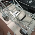 LOTE 374 - 02 CARRINHOS PARA TRANSPORTE DE CARGAS. (NO ESTADO) ATENÇÃO! FAZER A VISITAÇÃO ANTES DE ARREMATAR, NÃO SABEMOS SE FUNCIONA. LEILÃO NÃO TEM GARANTIA E NEM DEVOLUÇÃO, SUJEITO A POSSÍVEIS AVARIAS VISÍVEIS/OCULTAS E/OU AUSÊNCIA DE COMPONENTES.