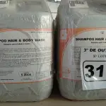 LOTE 319 - 20 LITROS DE SHAMPOO PARA CABELO E CORPO. (NO ESTADO) ATENÇÃO! FAZER A VISITAÇÃO ANTES DE ARREMATAR, NÃO SABEMOS SE FUNCIONA. LEILÃO NÃO TEM GARANTIA E NEM DEVOLUÇÃO, SUJEITO A POSSÍVEIS AVARIAS VISÍVEIS/OCULTAS E/OU AUSÊNCIA DE COMPONENTES.