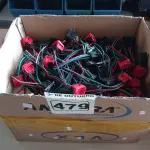 LOTE 479 - 01 LOTE COM GRANDE QUANTIDADE DE TOMADAS COM RABICHO PRETA E VERMELHA. (NO ESTADO) ATENÇÃO! FAZER A VISITAÇÃO ANTES DE ARREMATAR, NÃO SABEMOS SE FUNCIONA. LEILÃO NÃO TEM GARANTIA E NEM DEVOLUÇÃO, SUJEITO A POSSÍVEIS AVARIAS VISÍVEIS/OCULTAS E/OU AUSÊNCIA DE COMPONENTES.