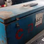 LOTE 447 - 01 CAIXA PARA FERRAMENTAS EM AÇO. (NO ESTADO) ATENÇÃO! FAZER A VISITAÇÃO ANTES DE ARREMATAR, NÃO SABEMOS SE FUNCIONA. LEILÃO NÃO TEM GARANTIA E NEM DEVOLUÇÃO, SUJEITO A POSSÍVEIS AVARIAS VISÍVEIS/OCULTAS E/OU AUSÊNCIA DE COMPONENTES.
