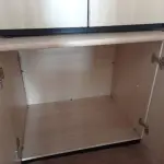 LOTE 452 - 02 ARMÁRIOS BAIXOS EM MADEIRA COM 02 PORTAS. (NO ESTADO) ATENÇÃO! FAZER A VISITAÇÃO ANTES DE ARREMATAR, NÃO SABEMOS SE FUNCIONA. LEILÃO NÃO TEM GARANTIA E NEM DEVOLUÇÃO, SUJEITO A POSSÍVEIS AVARIAS VISÍVEIS/OCULTAS E/OU AUSÊNCIA DE COMPONENTES.