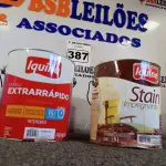 LOTE 387 - 02 GALÕES DE VERNIZ IQUINE 3,6L SENDO 01 INCOLOR E OUTRO IMBUIA. (NO ESTADO) ATENÇÃO! FAZER A VISITAÇÃO ANTES DE ARREMATAR, NÃO SABEMOS SE FUNCIONA. LEILÃO NÃO TEM GARANTIA E NEM DEVOLUÇÃO, SUJEITO A POSSÍVEIS AVARIAS VISÍVEIS/OCULTAS E/OU AUSÊNCIA DE COMPONENTES.