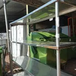 LOTE 630 - 01 PRATELEIRA EM INOX. (NO ESTADO) ATENÇÃO! FAZER A VISITAÇÃO ANTES DE ARREMATAR, NÃO SABEMOS SE FUNCIONA. LEILÃO NÃO TEM GARANTIA E NEM DEVOLUÇÃO, SUJEITO A POSSÍVEIS AVARIAS VISÍVEIS/OCULTAS E/OU AUSÊNCIA DE COMPONENTES.