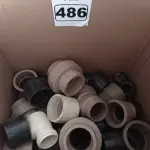 LOTE 486 - 01 LOTE COM CONEXÕES HIDRÁULICAS DIVERSAS. (NO ESTADO) ATENÇÃO! FAZER A VISITAÇÃO ANTES DE ARREMATAR, NÃO SABEMOS SE FUNCIONA. LEILÃO NÃO TEM GARANTIA E NEM DEVOLUÇÃO, SUJEITO A POSSÍVEIS AVARIAS VISÍVEIS/OCULTAS E/OU AUSÊNCIA DE COMPONENTES.