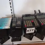 LOTE 577 - 04 EQUIPAMENTOS DE VÍDEO, 01 CALCULADORA E 02 CONTROLES REMOTO MARCAS E MODELOS DIVERSOS. (NO ESTADO) ATENÇÃO! FAZER A VISITAÇÃO ANTES DE ARREMATAR, NÃO SABEMOS SE FUNCIONA. LEILÃO NÃO TEM GARANTIA E NEM DEVOLUÇÃO, SUJEITO A POSSÍVEIS AVARIAS VISÍVEIS/OCULTAS E/OU AUSÊNCIA DE COMPONENTES.