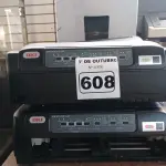 LOTE 608 - 02 IMPRESSORAS MATRICIAIS OKI MICROLINE 620. (NO ESTADO) ATENÇÃO! FAZER A VISITAÇÃO ANTES DE ARREMATAR, NÃO SABEMOS SE FUNCIONA. LEILÃO NÃO TEM GARANTIA E NEM DEVOLUÇÃO, SUJEITO A POSSÍVEIS AVARIAS VISÍVEIS/OCULTAS E/OU AUSÊNCIA DE COMPONENTES.