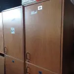 LOTE 543 - 03 ARMÁRIOS EM MADEIRA. (NO ESTADO) ATENÇÃO! FAZER A VISITAÇÃO ANTES DE ARREMATAR, NÃO SABEMOS SE FUNCIONA. LEILÃO NÃO TEM GARANTIA E NEM DEVOLUÇÃO, SUJEITO A POSSÍVEIS AVARIAS VISÍVEIS/OCULTAS E/OU AUSÊNCIA DE COMPONENTES.
