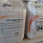 LOTE 342 - 20 LITROS DE SABONETE DE ESPUMA ANTISSÉPTICO. (NO ESTADO) ATENÇÃO! FAZER A VISITAÇÃO ANTES DE ARREMATAR, NÃO SABEMOS SE FUNCIONA. LEILÃO NÃO TEM GARANTIA E NEM DEVOLUÇÃO, SUJEITO A POSSÍVEIS AVARIAS VISÍVEIS/OCULTAS E/OU AUSÊNCIA DE COMPONENTES.