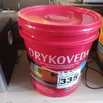 LOTE 335 - 01 BALDE DE DRYKOVEDA, ADITIVO IMPERMEABILIZANTE PARA CONCRETO E ARGAMASSA 18L. (NO ESTADO) ATENÇÃO! FAZER A VISITAÇÃO ANTES DE ARREMATAR, NÃO SABEMOS SE FUNCIONA. LEILÃO NÃO TEM GARANTIA E NEM DEVOLUÇÃO, SUJEITO A POSSÍVEIS AVARIAS VISÍVEIS/OCULTAS E/OU AUSÊNCIA DE COMPONENTES.