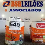 LOTE 549 - 02 GALÕES DE ESMALTE IQUINE MADEIRA E METAIS 3,6L NAS CORES MARFIM E MARROM TABACO. (NO ESTADO) ATENÇÃO! FAZER A VISITAÇÃO ANTES DE ARREMATAR, NÃO SABEMOS SE FUNCIONA. LEILÃO NÃO TEM GARANTIA E NEM DEVOLUÇÃO, SUJEITO A POSSÍVEIS AVARIAS VISÍVEIS/OCULTAS E/OU AUSÊNCIA DE COMPONENTES.