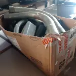 LOTE 464 - 01 LOTE COM VÁRIAS CURVAS GALVANIZADAS E PVC MARCAS E MODELOS DIVERSOS. (NO ESTADO) ATENÇÃO! FAZER A VISITAÇÃO ANTES DE ARREMATAR, NÃO SABEMOS SE FUNCIONA. LEILÃO NÃO TEM GARANTIA E NEM DEVOLUÇÃO, SUJEITO A POSSÍVEIS AVARIAS VISÍVEIS/OCULTAS E/OU AUSÊNCIA DE COMPONENTES.