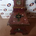 LOTE 528 - 01 CADEIRA ANTIGA EM MADEIRA. (NO ESTADO) ATENÇÃO! FAZER A VISITAÇÃO ANTES DE ARREMATAR, NÃO SABEMOS SE FUNCIONA. LEILÃO NÃO TEM GARANTIA E NEM DEVOLUÇÃO, SUJEITO A POSSÍVEIS AVARIAS VISÍVEIS/OCULTAS E/OU AUSÊNCIA DE COMPONENTES.