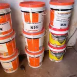 LOTE 036 - 03 BALDES DE DENVERNIZ ACQUA (NO ESTADO, NÃO SABEMOS SE FUNCIONA. LEILÃO NÃO TEM GARANTIA E NEM DEVOLUÇÃO).