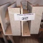 LOTE 317 - 04 LAVATÓRIOS PARA BANHEIRO EM GRANITO (NO ESTADO, NÃO SABEMOS SE FUNCIONA. LEILÃO NÃO TEM GARANTIA E NEM DEVOLUÇÃO).