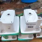 LOTE 005 - 01 LOTE COM 05 TANQUES PARA LAVANDERIA CELITE BRANCO (NO ESTADO, NÃO SABEMOS SE FUNCIONA. LEILÃO NÃO TEM GARANTIA E NEM DEVOLUÇÃO).