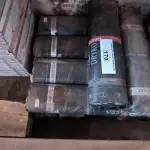 LOTE 170 - 10 ROLOS DE MANTA ASFÁLTICAS (NO ESTADO, NÃO SABEMOS SE FUNCIONA. LEILÃO NÃO TEM GARANTIA E NEM DEVOLUÇÃO).