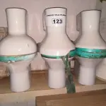 LOTE 123 - 07 VASOS SANITÁRIOS (NOVO) (NO ESTADO, NÃO SABEMOS SE FUNCIONA. LEILÃO NÃO TEM GARANTIA E NEM DEVOLUÇÃO).